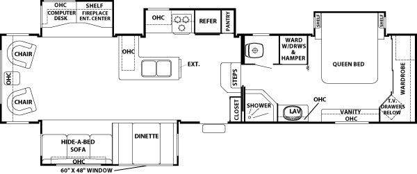 2006 Forest River Cedar Creek 36RLTS FW STK 2315